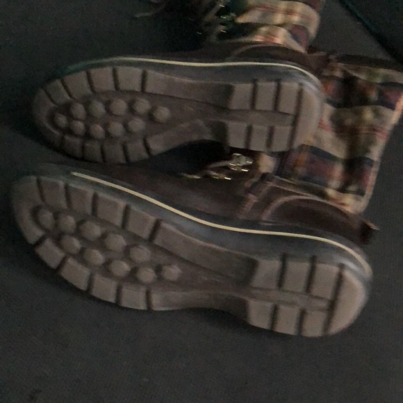 PAJAR (EUR 39) leather plaid boots - Picture 6 of 15